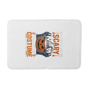 Scary Halloween Costume Pumpkin Witch Hat Shirt_1 Bath Mat