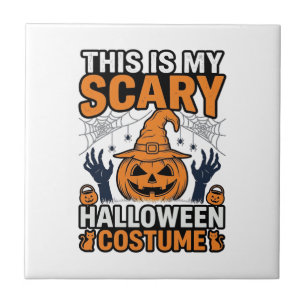 Scary Halloween Costume Pumpkin Witch Hat Shirt_1 Tile