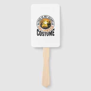 Scary Halloween Costume Vintage Engraving Shirt De Hand Fan