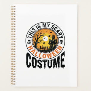 Scary Halloween Costume Vintage Engraving Shirt De Planner