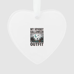 Scary Halloween Costume Vintage Graveyard Tee_1 Ornament