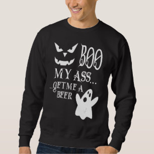Scary Halloween Creepy Ghost Pumpkin Face 1 Sweatshirt