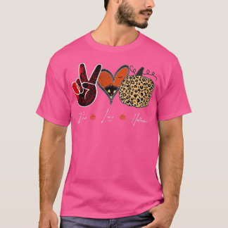 Scary Halloween, Funny Peace Love Halloween, Cool T-Shirt