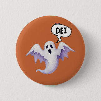 Scary Halloween ghost - DEI  6 Cm Round Badge