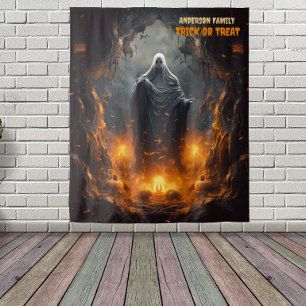 Scary Halloween Ghost Hanging Tapestry