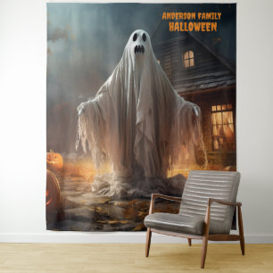 Scary Halloween Ghost Hanging Tapestry