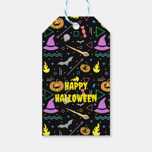 Scary Halloween Gift Tags (Front)