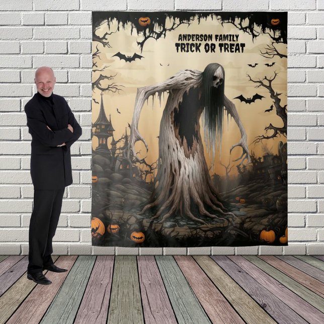 Scary Halloween Haunted Forest Tapestry (Creator Uploaded)