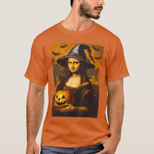 Scary Halloween Horror Art Spooky Pumpkin Painting T-Shirt