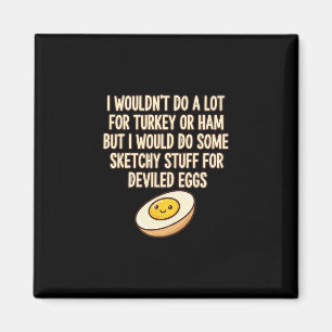 Scary Halloween Horror Slayboy Hockey Mask Parody Magnet