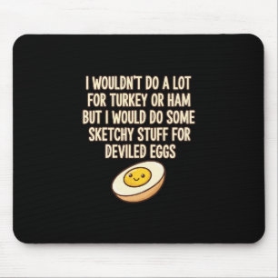 Scary Halloween Horror Slayboy Hockey Mask Parody Mouse Mat