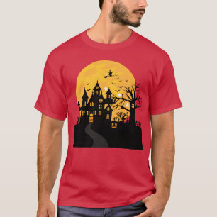 scary halloween house friends T-Shirt