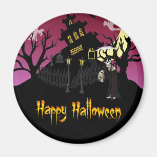 Scary Halloween Magnet