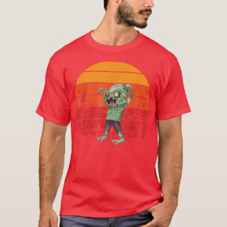Scary Halloween Monster Scary Graveyard  T-Shirt