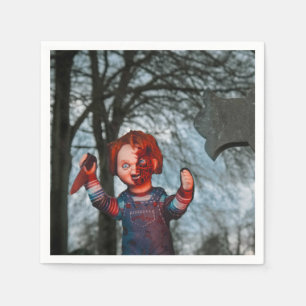 Scary Halloween Napkin