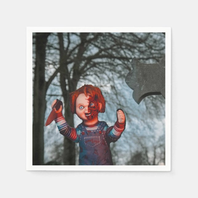 Scary Halloween  Napkin (Front)