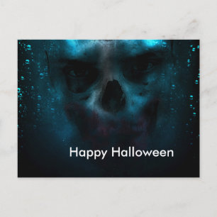 Scary Halloween Night Postcard