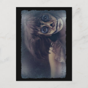 Scary Halloween Night Postcard
