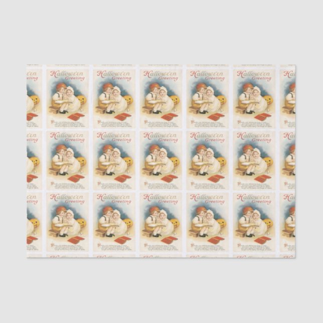 Scary Halloween Night Tissue Paper (Front)