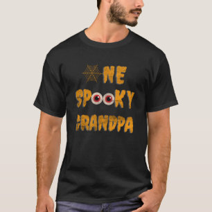 Scary Halloween One Spooky Grandpa Family Matching T-Shirt