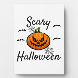 Scary Halloween Plaque