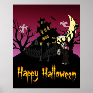 Scary Halloween Poster