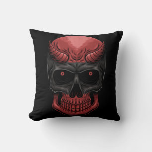Scary Halloween Skull  Cushion