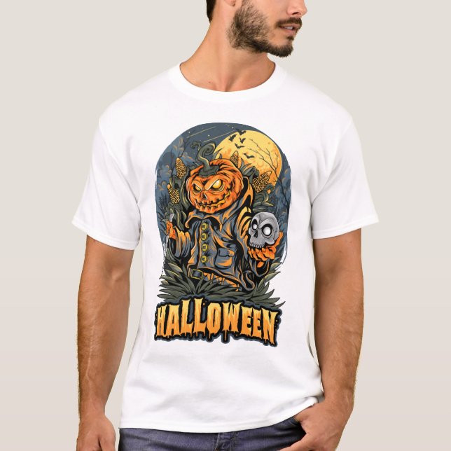 Scary Halloween T-Shirt (Front)