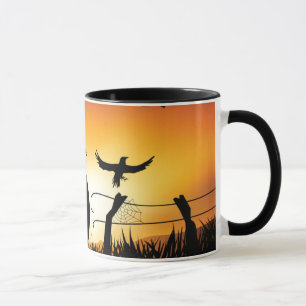 Scary Halloween Themed Background Mug