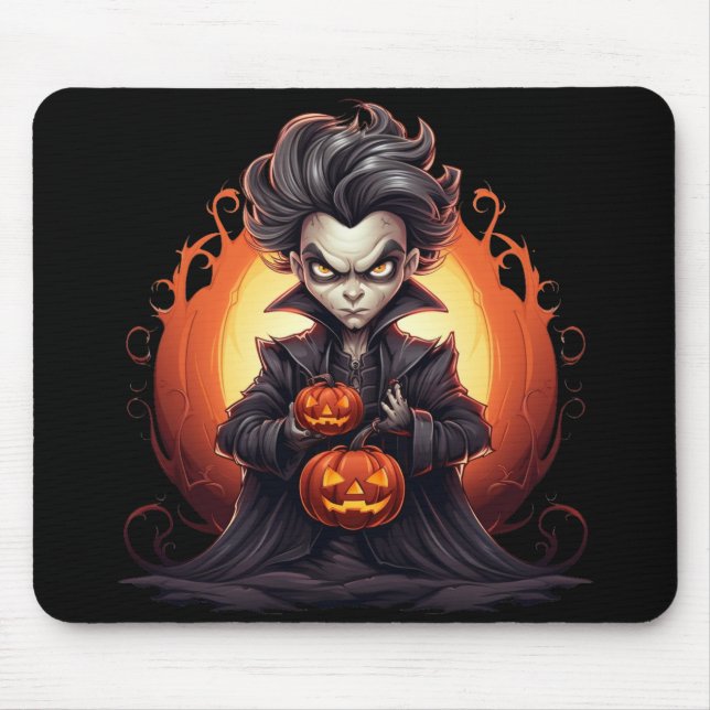 Scary Halloween Vampire Mouse Mat (Front)