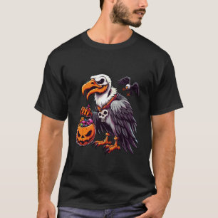 Scary Halloween Vulture Ghost Spooky Candy Bag 3 T-Shirt