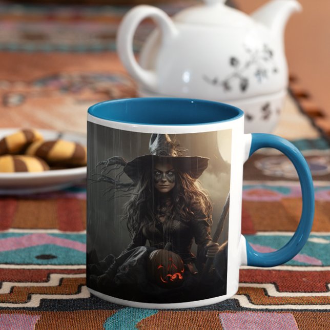Scary Halloween Witch 13 Mug (Scary Halloween Characters version 13 Mug
)