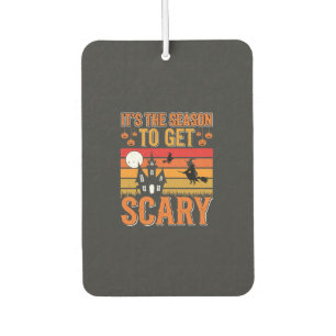 Scary Halloween Witch Haunted House Design_1 Car Air Freshener
