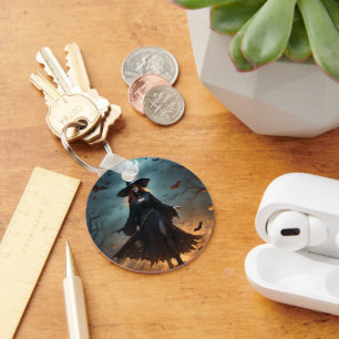 Scary Halloween Witch,  Key Ring