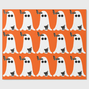 Scary Halloween Wrapping Paper
