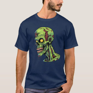 Scary Halloween Zombie family T-Shirt