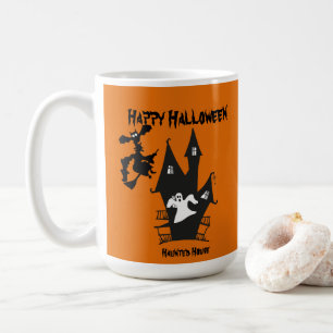 Scary Haunted House Halloween Coffee Mug