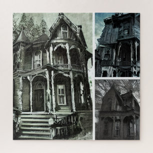 Scary Haunted Mansions Set Jigsaw Puzzle