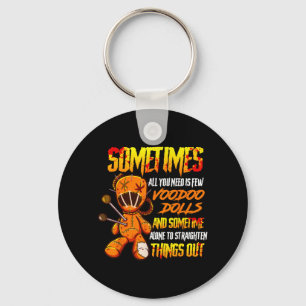 Scary Horror Voodoo Doll Key Ring