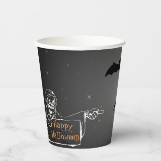 Scary Hunted House Halloween Paper Cup