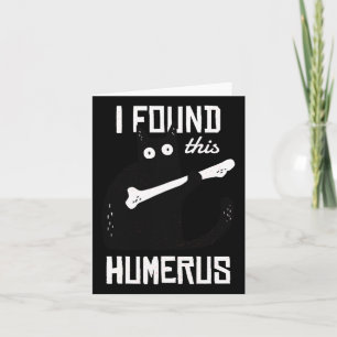 Scary I Found This Humerus Cat Black Humourous Med Card