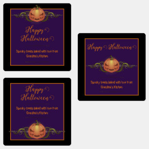 Scary Jack-o-Lantern Halloween   Black