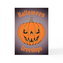 Scary Jack-o'-Lantern Halloween Design
