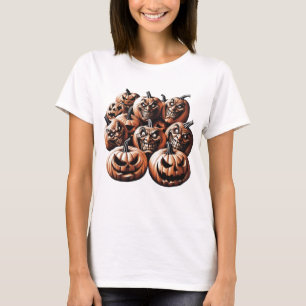 Scary Jack-O'-Lantern Halloween Design - Spooky Pu T-Shirt