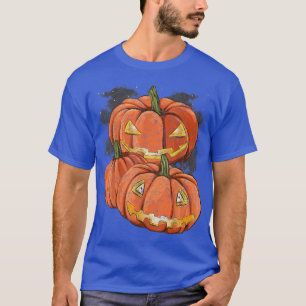 Scary Jack O Lantern Spooky Halloween Costume Cree T-Shirt