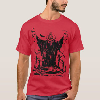 Scary JackOLantern Halloween Graphic for Kids and  T-Shirt