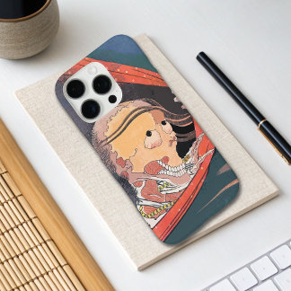Scary Japanese Skeleton Ghost Woodblock Case-Mate iPhone 16 Pro Case