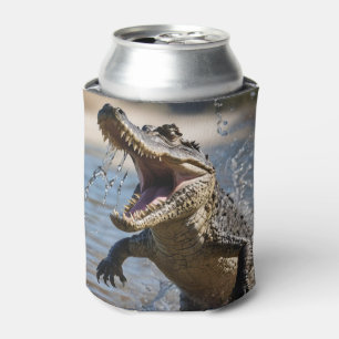 Scary Jaws: Australian Crocodile Leaping Can Cooler