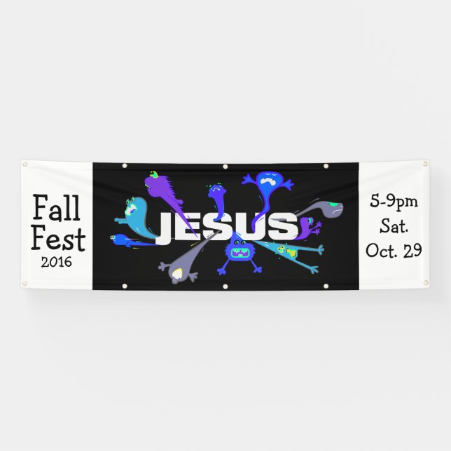 Scary Jesus Nights Banner (Horizontal)