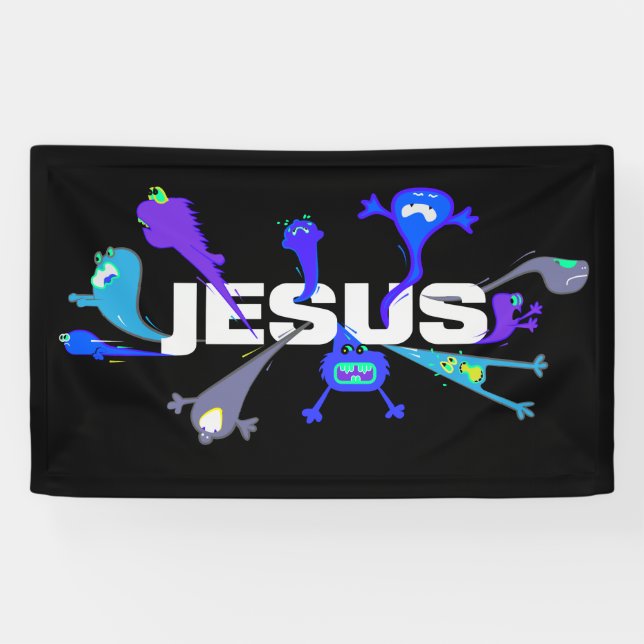 Scary Jesus Nights Banner (Horizontal)